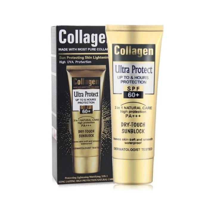 کرم ضد آفتاب بدون رنگ کلاژن، 60 SPF